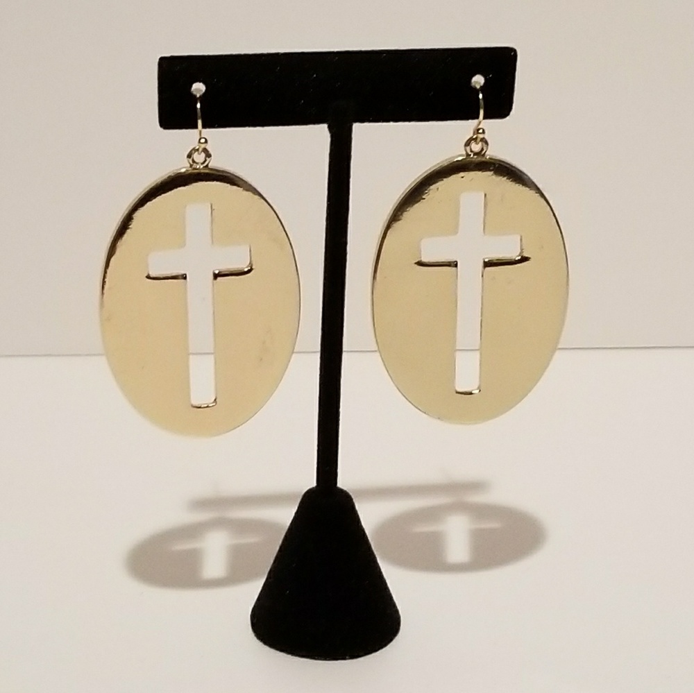 Inner Cross Earrings